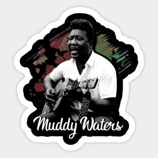 Muddy Waters' Mojo Intimate Musical Portraits Sticker